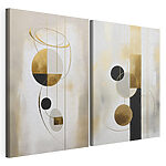Impression sur toile modulaire Deux images d'œuvres d'art