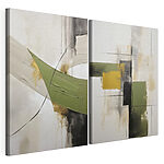 Impression sur toile modulaire Deux œuvres d'art