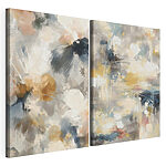 Impression sur toile modulaire Des teintes douces dans une composition abstraite