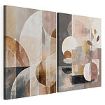 Impression sur toile modulaire Deux œuvres d'art