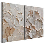Impression sur toile modulaire Des pétales souples, disposés en couches délicates