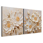 Impression sur toile modulaire Peinture de fleurs sur toile