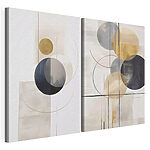Impression sur toile modulaire Deux œuvres d'art
