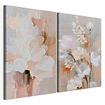Impression sur toile modulaire Fleurs délicates aux teintes douces