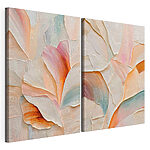 Impression sur toile modulaire Collage de fleurs