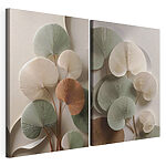 Impression sur toile modulaire Collage représentant une décoration murale