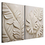 Impression sur toile modulaire Décoration murale élégante sur le thème botanique