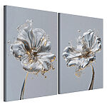 Impression sur toile modulaire La beauté florale sous forme liquide