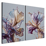 Impression sur toile modulaire Les couleurs fluides créent une beauté dynamique