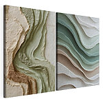 Impression sur toile modulaire Des nuances naturelles aux couleurs apaisantes