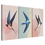 Impression sur toile modulaire Un oiseau volant dans le ciel