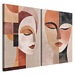 Impression sur toile modulaire Quelques visages de femmes