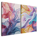 Impression sur toile modulaire Les couleurs tourbillonnantes créent un mouvement dynamique