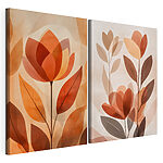 Impression sur toile modulaire Capture d'écran d'une fleur
