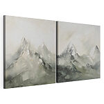 Impression sur toile modulaire Peinture représentant une montagne
