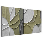 Impression sur toile modulaire Les courbes douces des formes organiques