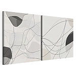 Impression sur toile modulaire Les lignes abstraites créent des effets visuels dynamiques