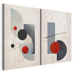 Impression sur toile modulaire Deux images d'œuvres d'art