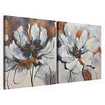 Impression sur toile modulaire Peinture représentant une fleur