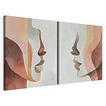 Impression sur toile modulaire Les deux facettes d'une personne