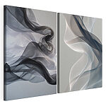 Impression sur toile modulaire Des couches fluides de tissu souple
