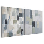 Impression sur toile modulaire Peinture de carrés et de rectangles