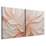 Impression sur toile modulaire Des ondulations douces aux teintes délicates
