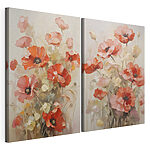 Impression sur toile modulaire Peinture de fleurs sur toile