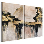 Impression sur toile modulaire Couches abstraites aux couleurs contrastées