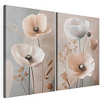 Impression sur toile modulaire Collage de fleurs