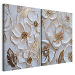 Impression sur toile modulaire Collage de fleurs
