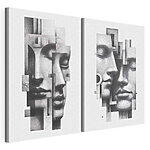Impression sur toile modulaire Fragments d’émotion et de lien