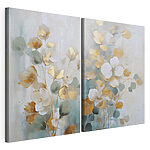 Impression sur toile modulaire Une illustration florale élégante aux tons doux