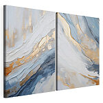 Impression sur toile modulaire Peinture représentant une montagne