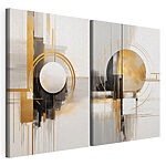 Impression sur toile modulaire Deux œuvres d'art
