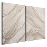 Impression sur toile modulaire De douces vagues aux textures légères