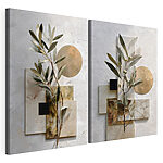 Impression sur toile modulaire Des compositions élégantes mêlant nature et art