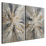 Impression sur toile modulaire Une explosion dynamique de couleurs abstraites