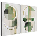 Impression sur toile modulaire Paire d'œuvres d'art