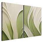 Impression sur toile modulaire Motifs fluides aux teintes douces