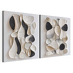Impression sur toile modulaire Collage de différentes formes