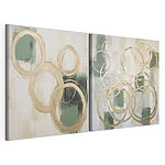Impression sur toile modulaire Peinture de cercles et de cercles