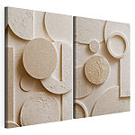 Impression sur toile modulaire Collage de différentes formes