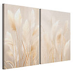 Impression sur toile modulaire Des textures délicates dans des teintes douces