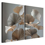 Impression sur toile modulaire Amateurs d'œuvres d'art en papier délicates