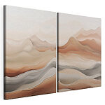 Impression sur toile modulaire Capture d'écran d'un tableau représentant un paysage désertique