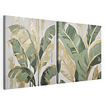 Impression sur toile modulaire Peinture représentant une plante