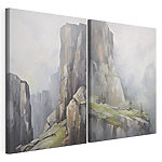 Impression sur toile modulaire Peinture représentant une montagne