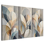 Impression sur toile modulaire Des courbes douces dans des tons discrets