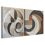 Impression sur toile modulaire Deux œuvres d'art